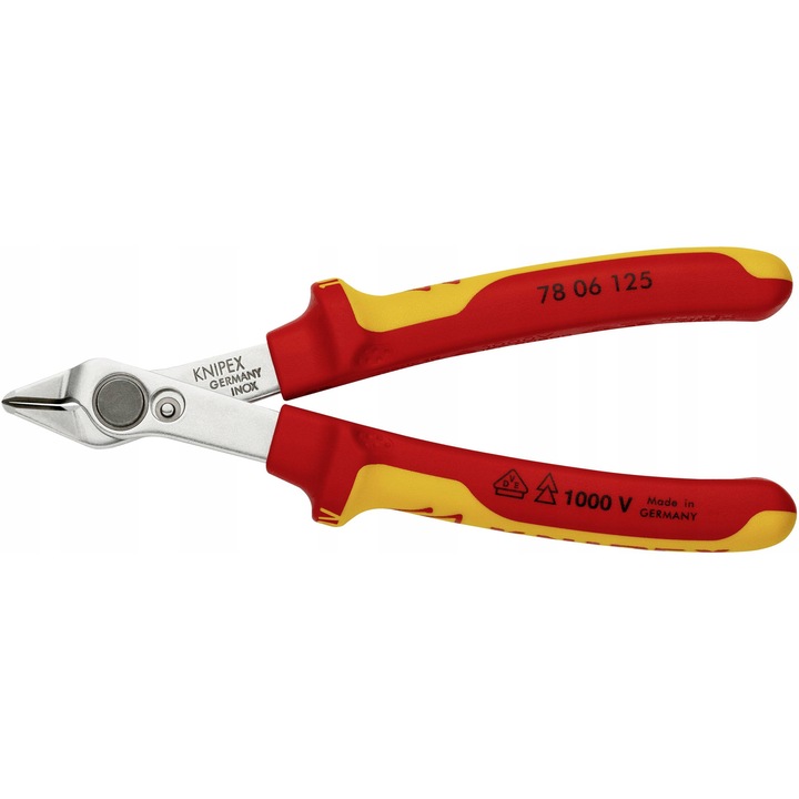 Knipex 78 06 125 VDE oldalcsípőfogó 125mm szigetelt
