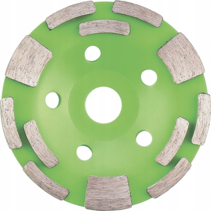 Sibrtech gyémánttárcsa 125mm, betoncsiszoláshoz, 5mm gyémántszegmens magasság, intenzív használat