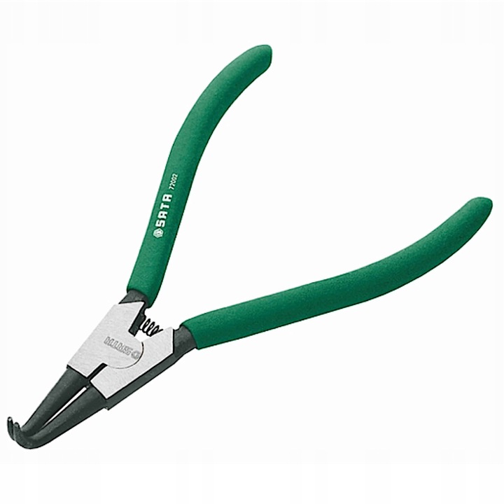 Cleste pentru inele exterioare curbat, SATA, 7 inch, verde/argintiu