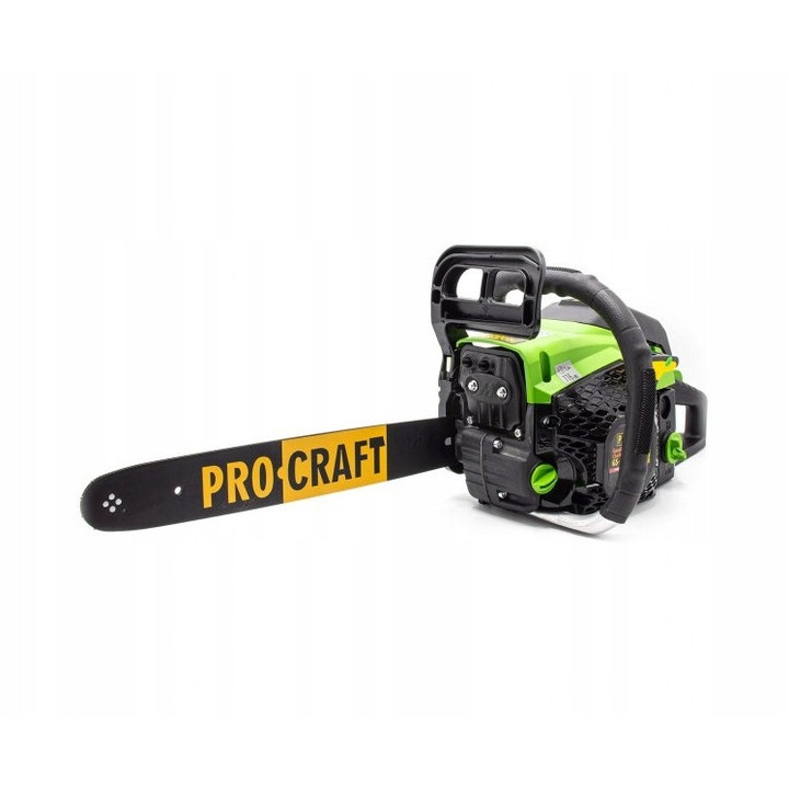 Procraft GS-52P láncfűrész, 2100W motor, 450/550mm vezetőlemez hossz, 2 lánc, 2 vezetőlemez, 6,2kg