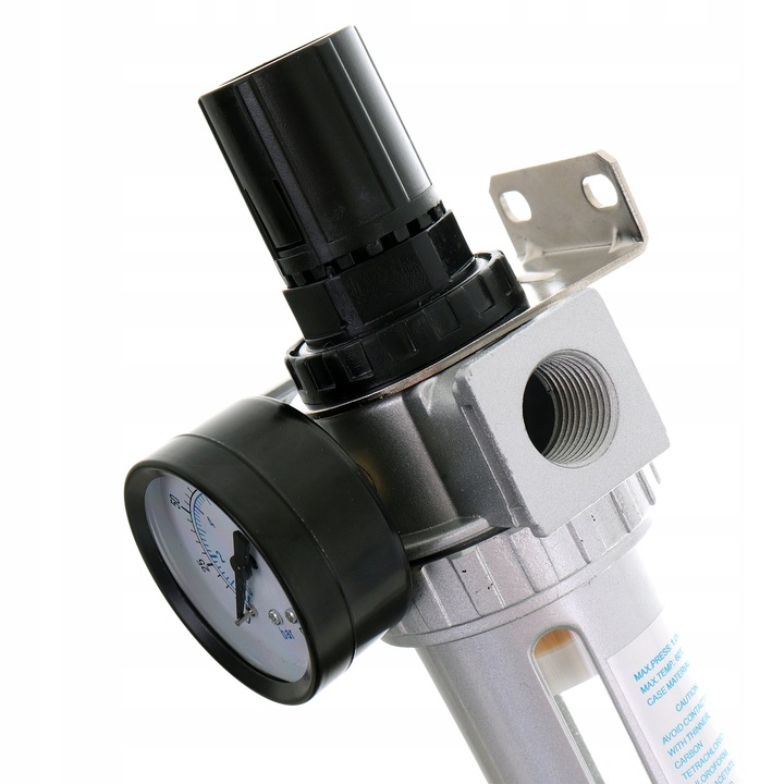 Filtru de aer cu reducator si odorizator 1/2", TC Technic, 40 microni, 220x80mm, set cu conectori