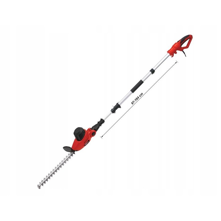 Електрическа ножица за храсти Yato, 600W, 51см, регулируема дължина 2070-2740мм, макс. рязане 20мм