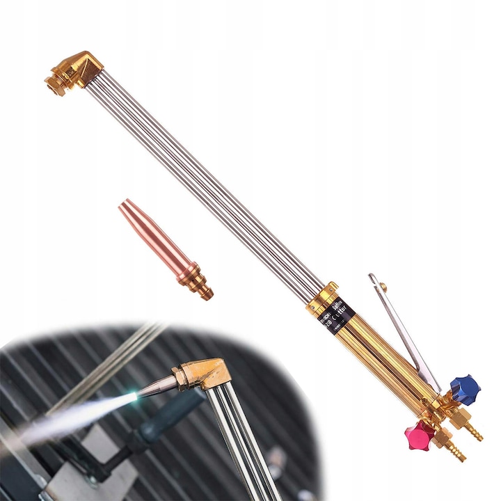 Arzator gaz TC Technic 750mm, set cu 5 duze PNME, pentru taiere propan si acetilen, 3/8L, 1/4L