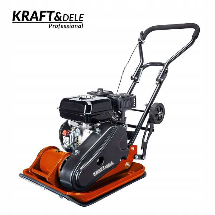 Compactor de sol KD1197, Kraft&Dele, 7HP, 14 kN, 500x350mm, 57kg