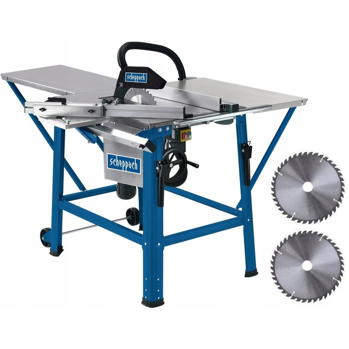 Scheppach TS310 elektromos fűrész, 2200W, 230V, 315mm, 83mm vágásmélység, stabil fém állvány