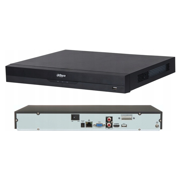 Retea NVR Dahua NVR4216-EI, 16 canale, 4K UHD, 375x284,3x53mm
