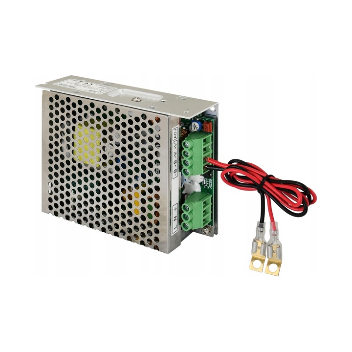 Sursa de alimentare bufer Pulsar PSB-12V5A, 13,8V/5A, 200-240V AC, 129x98x36mm