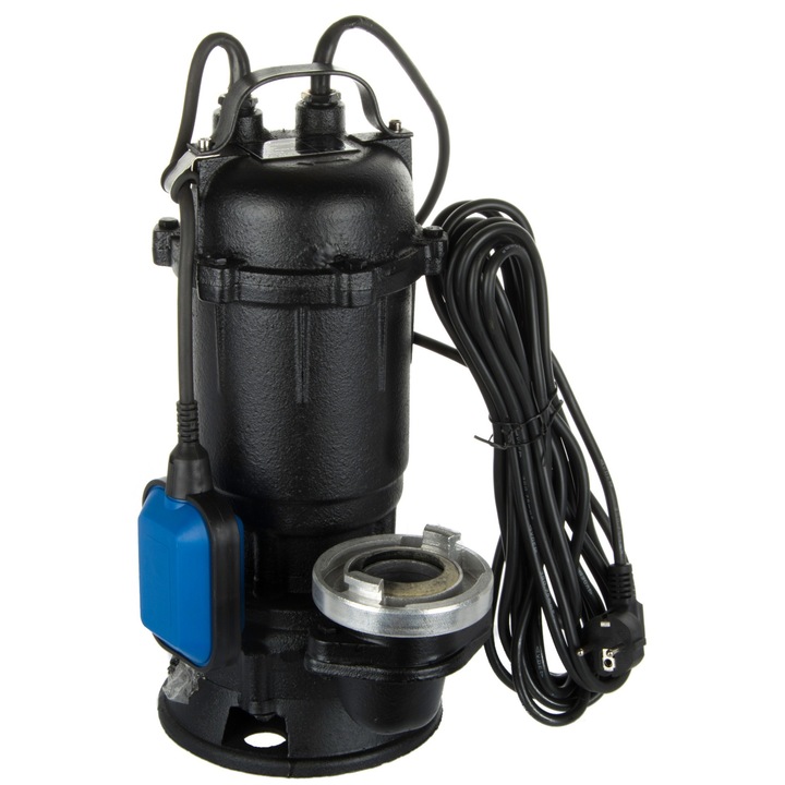 Водна помпа Geko 550W, 17000 л/ч, с раздробител, 2", чугун