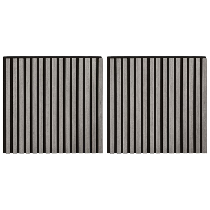 vidaXL Fali panelek 2 db 60, 5 x 60 cm Szürke 42046448