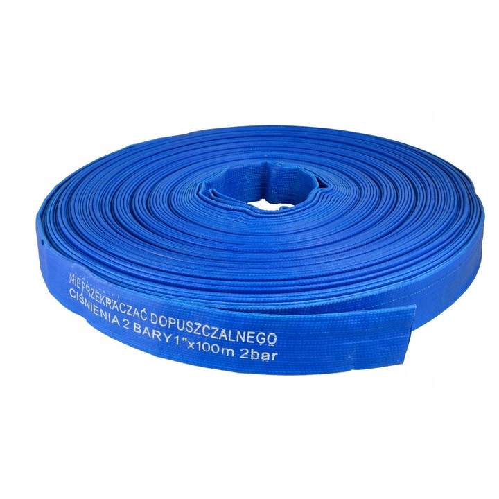 Градински маркуч Geko 1", 100м, PVC, 2bar, син