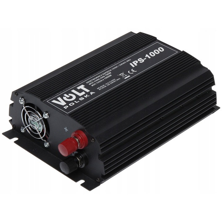Invertoare auto Volt IPS-1000, 700/1000W, 12V/230V, 235x148x60mm