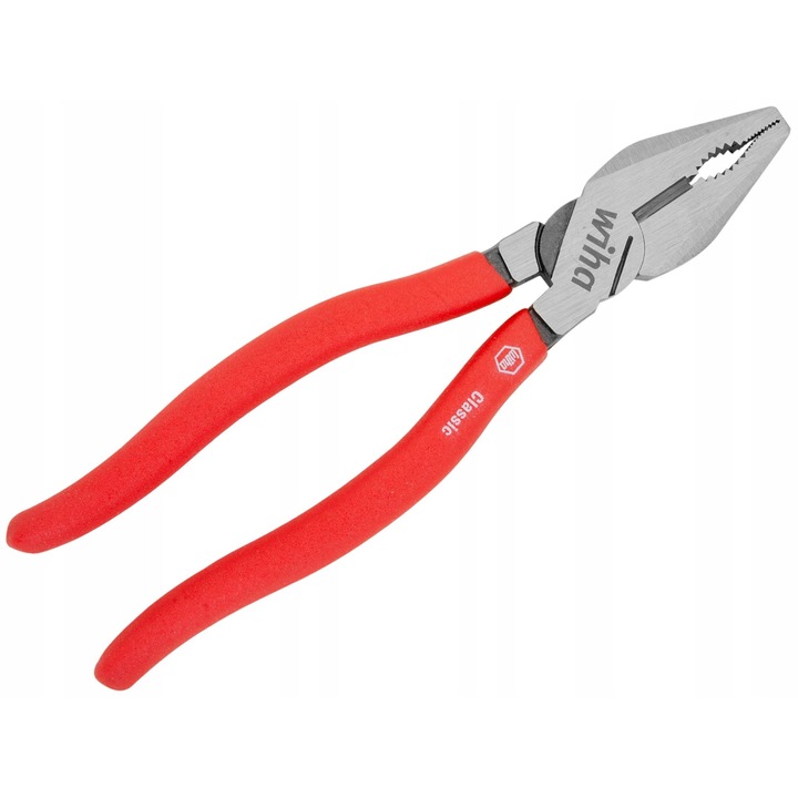 Универсални клещи Wiha Classic 180 мм, със захват OptiGrip, от качествена стомана, за рязане и захващане