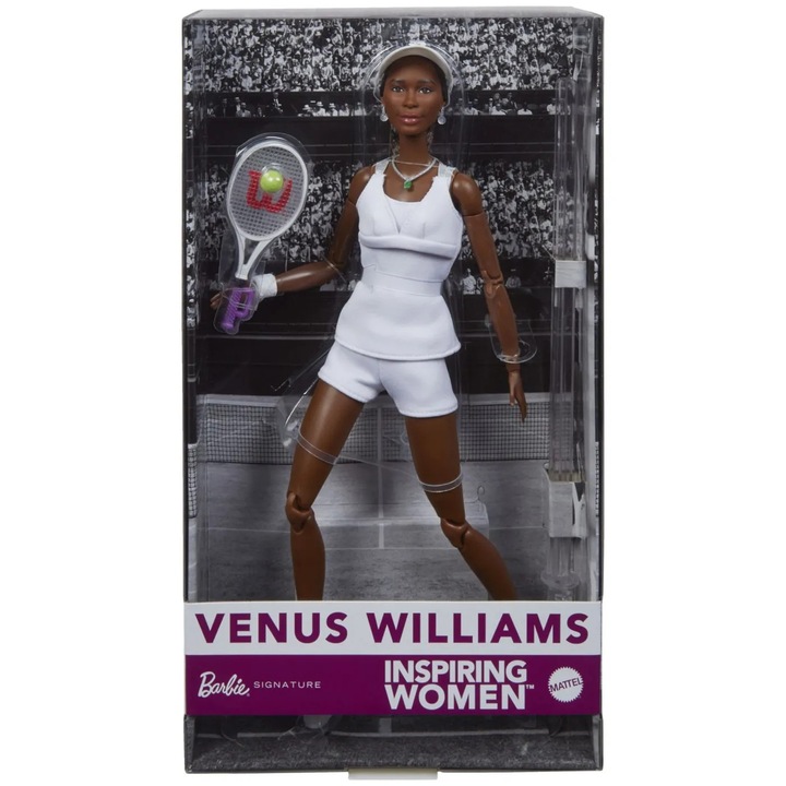 Barbie signature inspiring women papusa venus williams cu accesorii