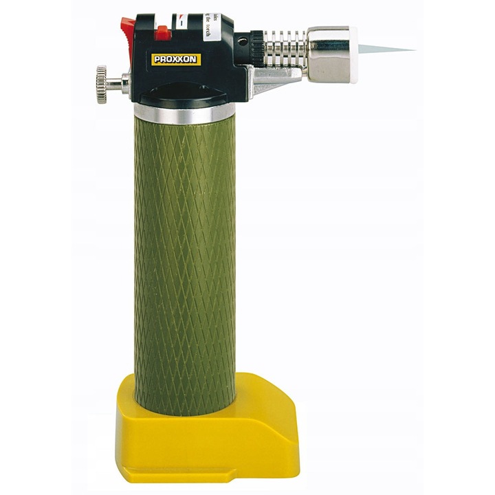 Газова горелка Proxxon MFB/E, тънък пламък 1200°C, размери 29x8x6cm, 50ml
