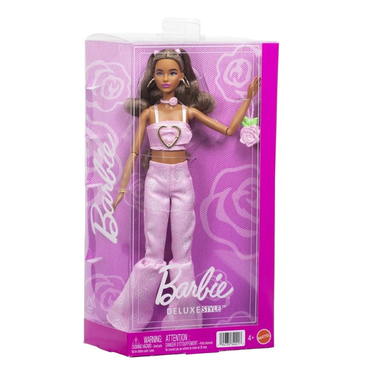 Barbie deluxe style papusa barbie blugi evazati