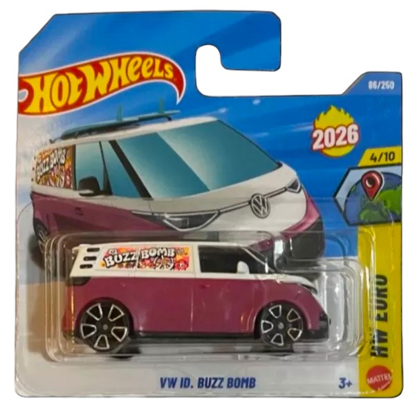 Masinuta Metalica Hot Wheels VW ID. Buzz Bomb 1:64 - eMAG.ro