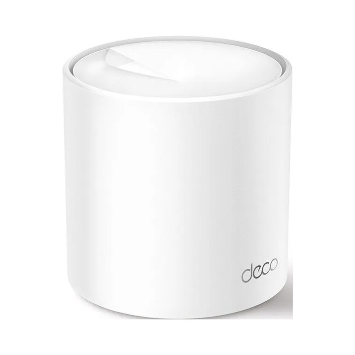 Router wireless TP-Link Deco X50, 802.11ax, 2,4 GHz, 5 GHz, 110x110x114mm, alb