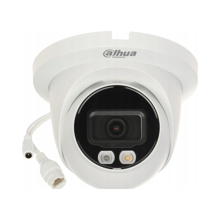 Куполна IP камера за наблюдение Dahua 8,3 Mpx, бяла, 122x99mm