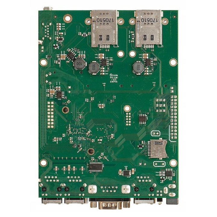 Eccb Router Router LAN MikroTik RBM33G, 1000Mb/s, 2x miniPCI-e, 3 porturi Ethernet ...