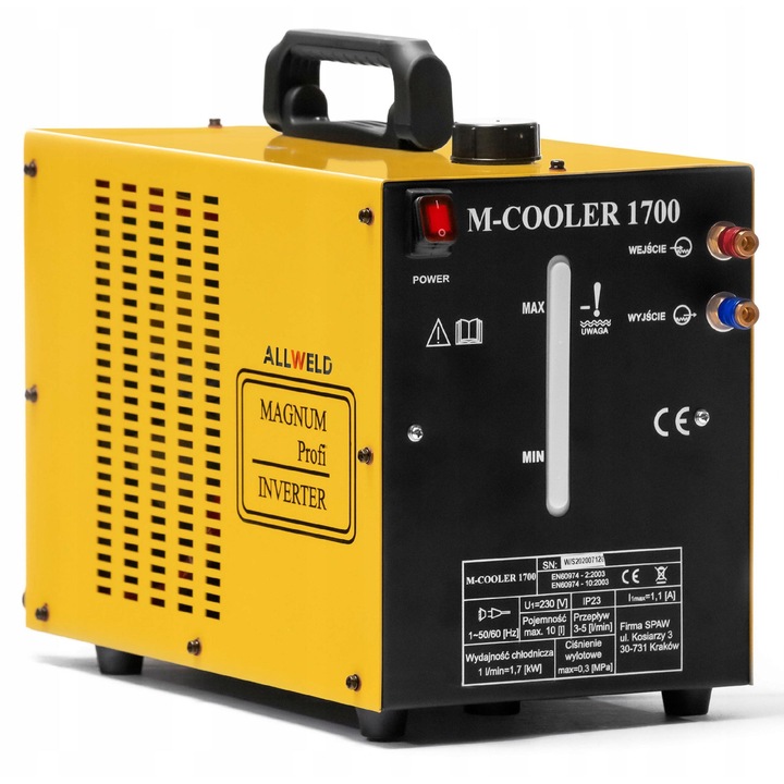 Magnum M-Cooler 1700 hegesztő hűtő, 10L, 230V, 250x460x360mm