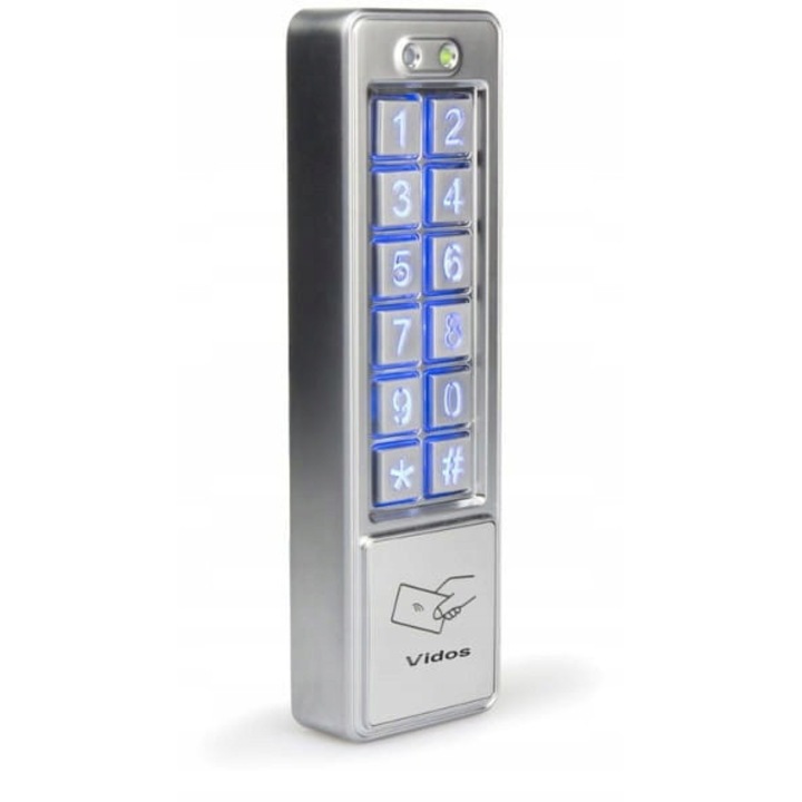 Zavor electronic Vidos ZS52, 2 zone, tastatura iluminata albastru, 157x44x23mm