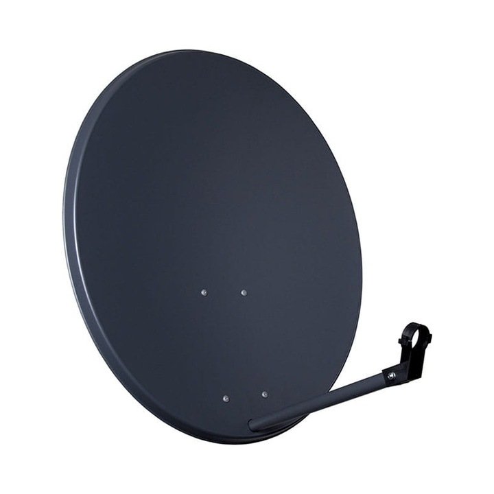 Antena satelit Corab 90cm, grafit, otel galvanizat, 948x844mm