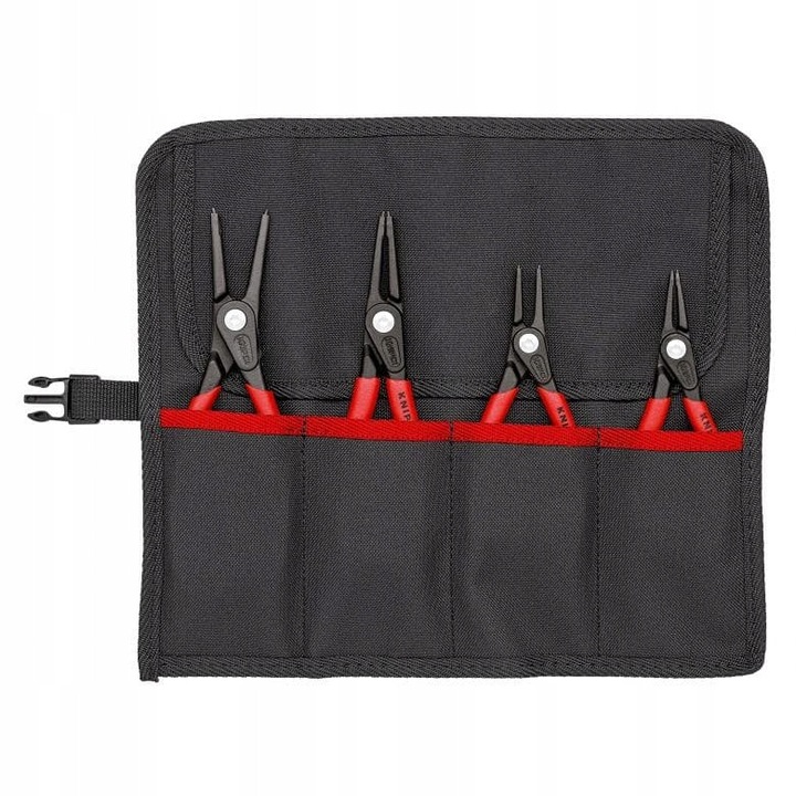 Knipex gyűrűfogó készlet, 4 részes, 140x180mm, szürke
