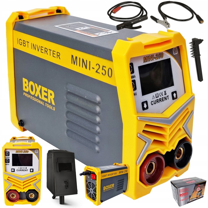 Inverteres hegesztőgép 250A, SR-2014 modell, 230V, 20-300A, 3,9kg