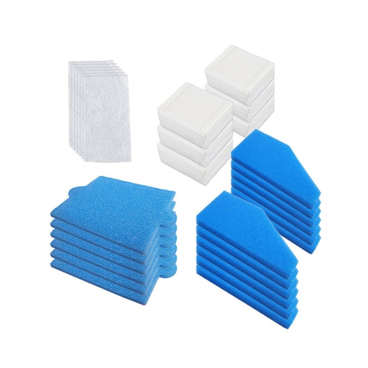 Set 6 filtre de curatare pentru aspiratoare Thomas Aqua + Multi Clean X8 Parquet, Aqua + Pet & Family, plastic