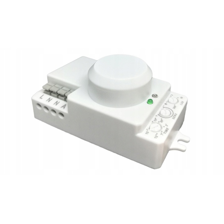 Senzor de miscare Bemko B52-SES71WH, 1200W, 1-8m, alb, set