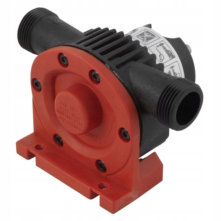 Pompa pentru apa Wolfcraft WF2207000, autoamorsanta, pentru bormasina 8 mm, rosu/negru, 1 buc