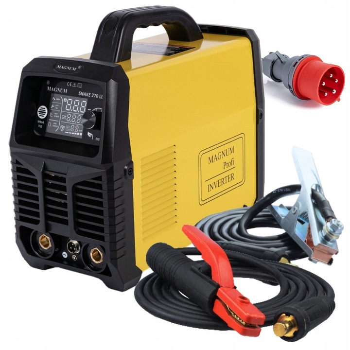 Aparat de sudura invertor, Magnum, SNAKE 270 LED, 250A, 400V, set complet