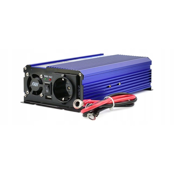 Geko feszültséginvertor 12V 230V 500x1000W szinuszos