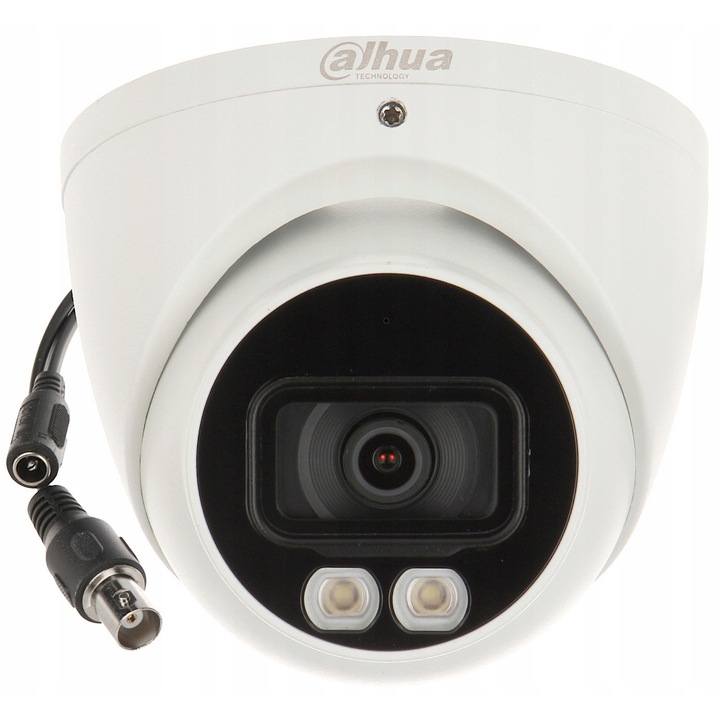 Куполна камера за наблюдение Dahua 2 Mpx, 1080p, 2.8mm, бяла, IP67