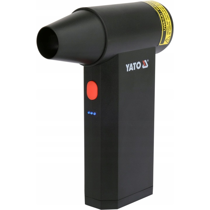 Mini turbóventilátor Yato 135000 RPM, 180W, 4000 mAh, 130x100x36mm, elektronikához és grillhez