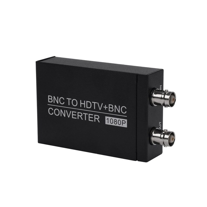 BNC-HDMI átalakító, koaxiális jelátalakító 1080p, 3D technológia, 720P/1080P