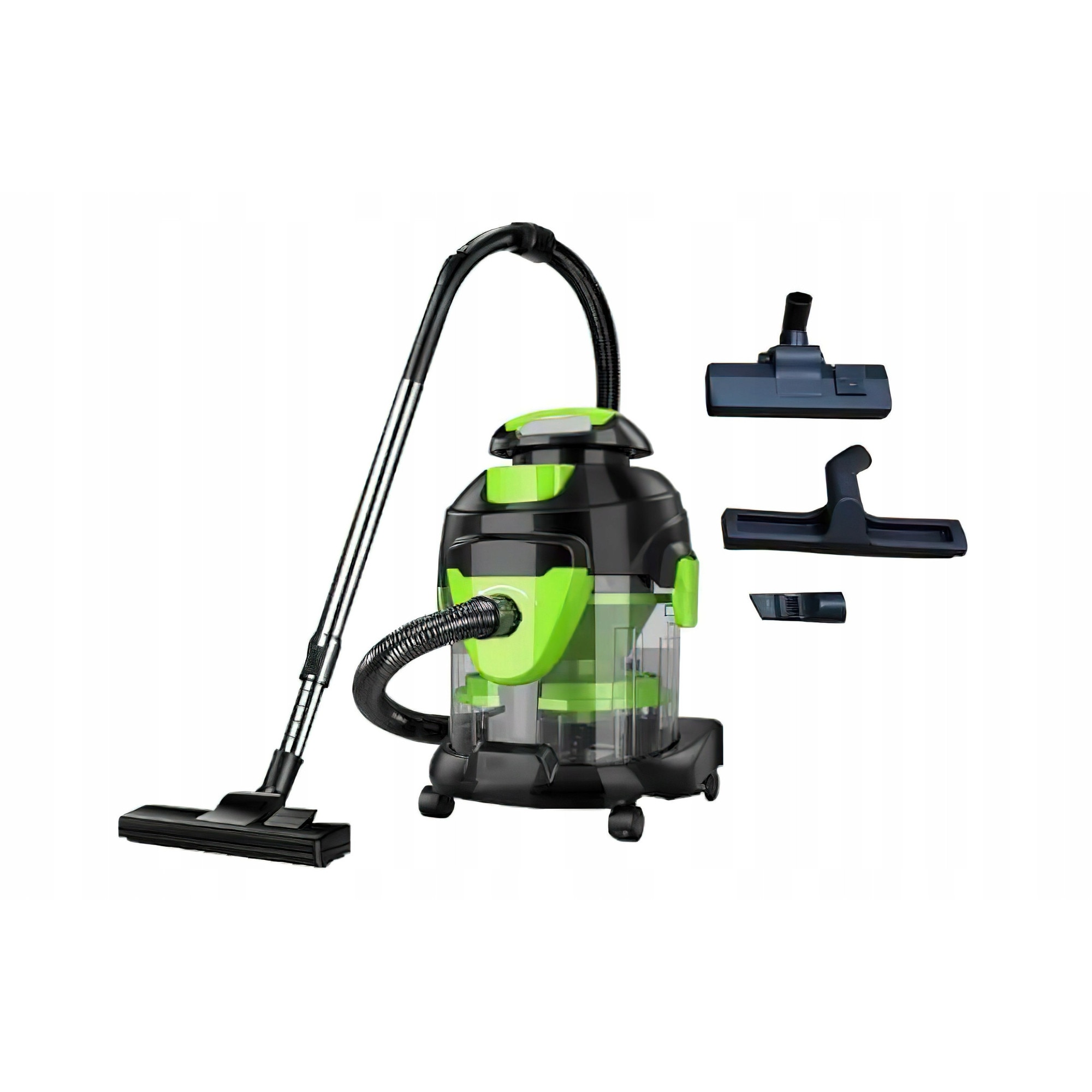 Aspirator/curatator uscat si umed Kraft&Dele KD5157 cu filtru de apa, 2200 W, rezervor 15 L, negru/verde