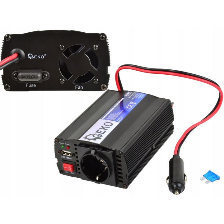 Geko G1700 feszültségátalakító 24V-230V 250x500W