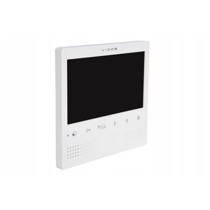Vidos M1023W fehér videó kaputelefon monitor