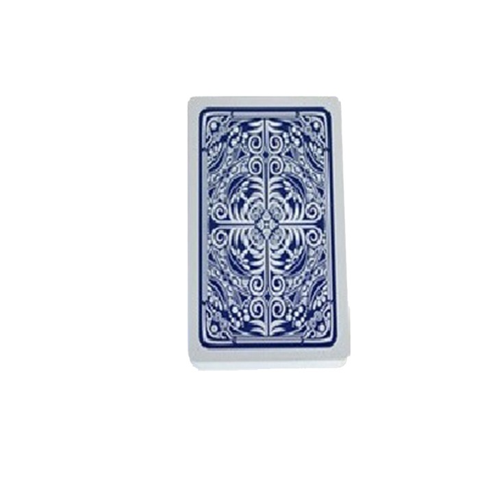 Set de carti de poker impermeabile, 58x88mm, plastic, albastru