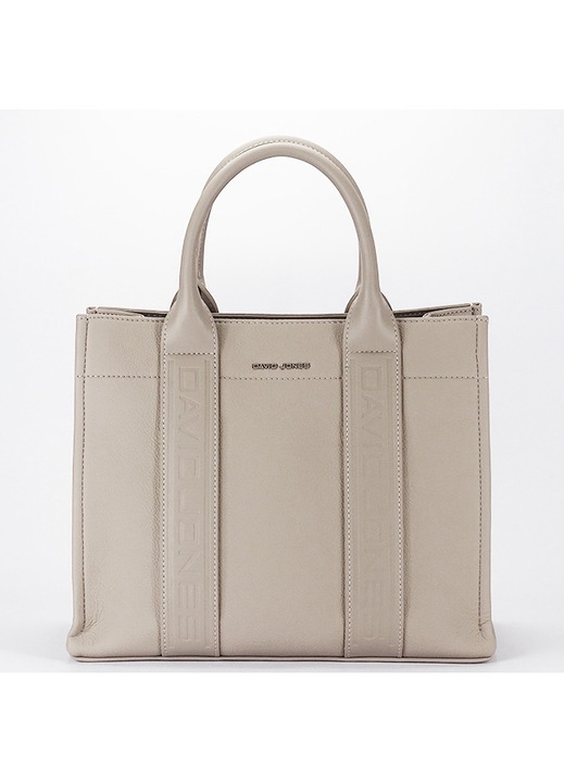 Голяма чанта David Jones Paris B--1 16, Бежов, 25x31x13