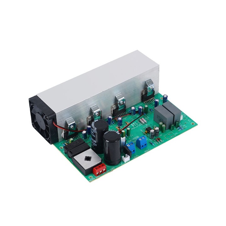 TDA7294 PRO audio erősítő 2.0 csatornás 150W, 4-8 ohmos, fotó színű, méretek 10x15cm