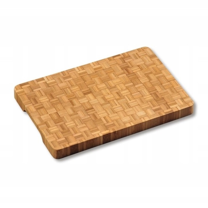 Tocator de bucatarie, Kesper, bambus, 24x36cm, rezistent, design mozaic