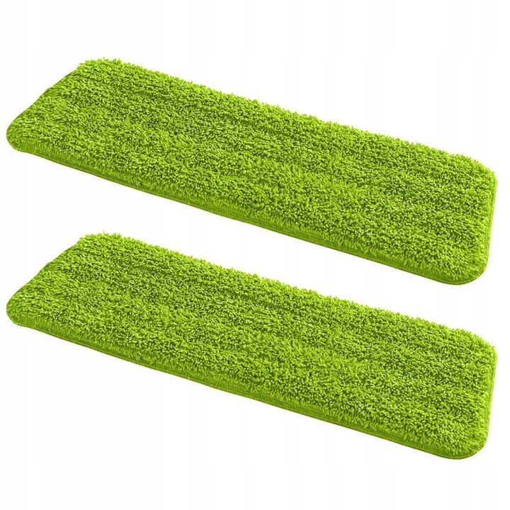 2 darab felmosófej szett szórófejes felmosóhoz, Maximex, mikroszálas, zöld, 40x15cm