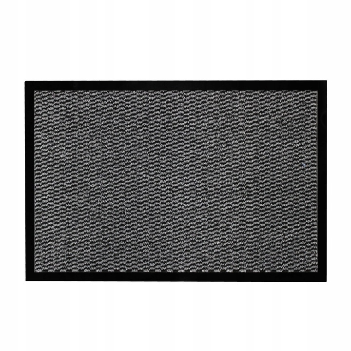 Изтривалка за вход антрацит, Douceur d'interieur, 60x40см, самопочистваща се, от пластмаса