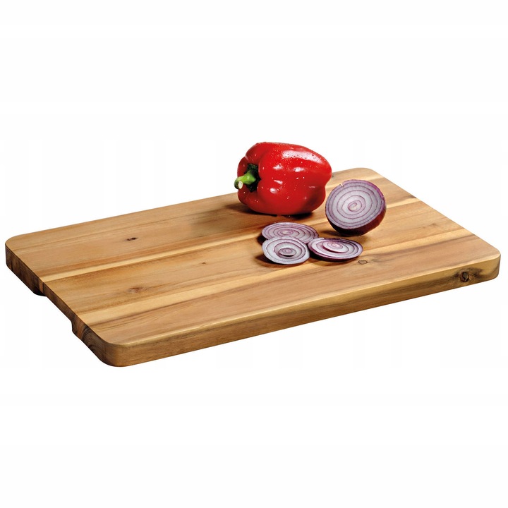 Tacatoare de bucatarie, Kesper, din lemn de acacia, 45x27x2.5cm, culoare bruna