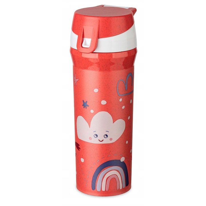 Бутилка за вода Koziol Stan organic coral 500ml 20.5cm