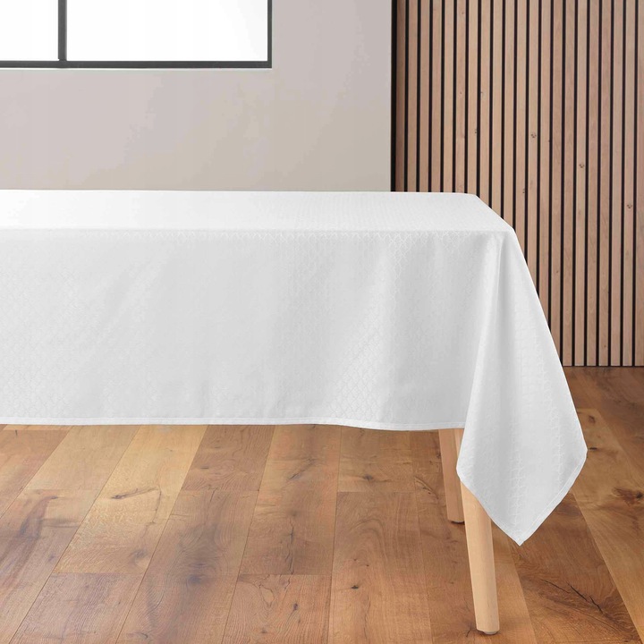 Asztalterítő, ARTEA, 140x240cm, fehér, poliészter