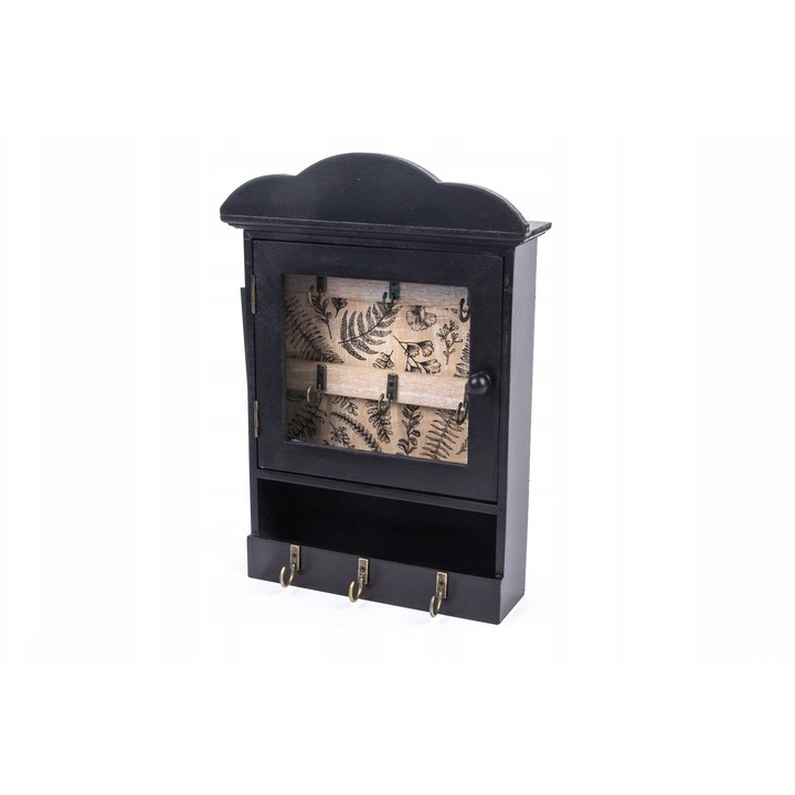 Cutie pentru chei Atmosphera, retro, 6 carlige, culoare brown, 28,5x20cm