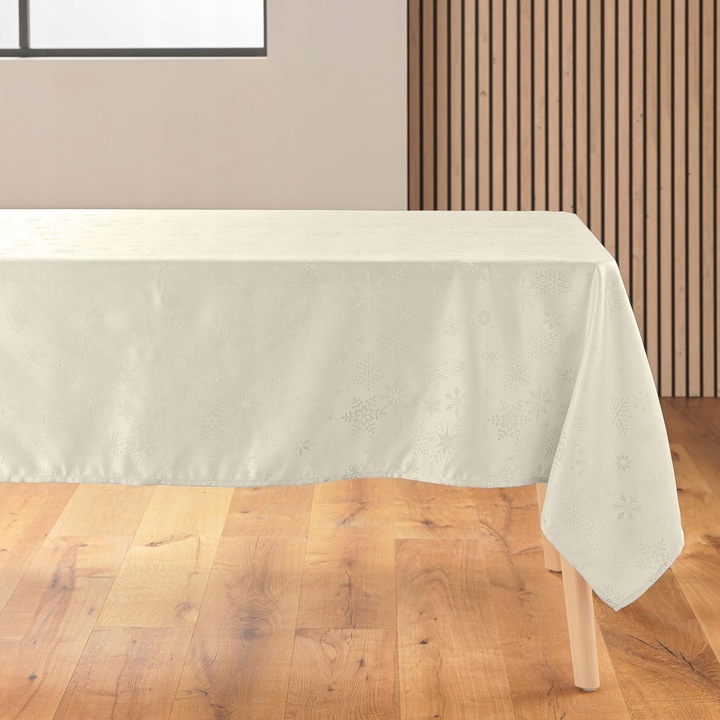 Asztalterítő, Douceur d'interieur, poliészter, arany, 140x240cm